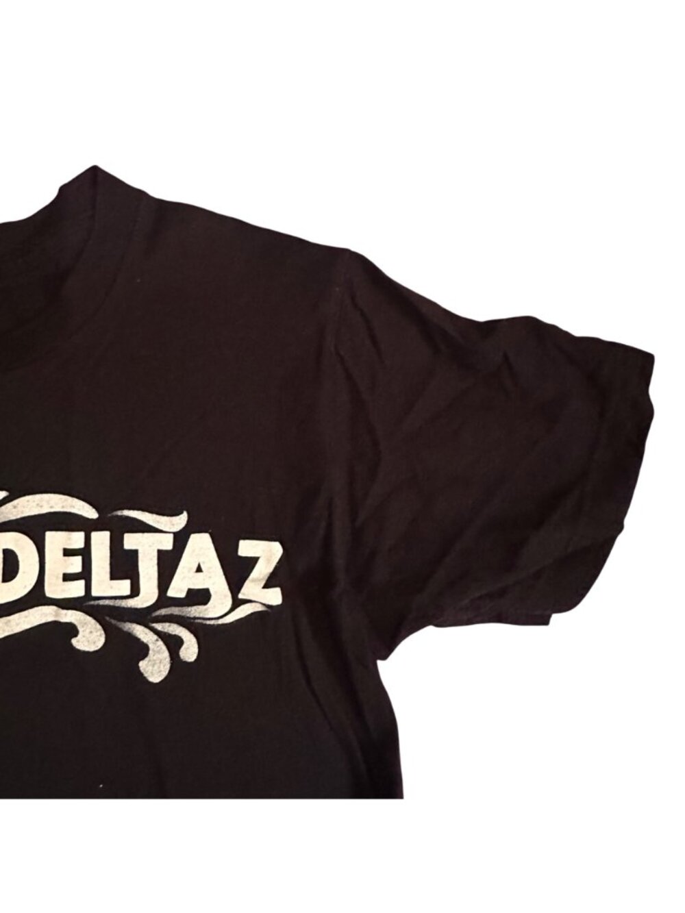 The Deltaz Graphic Black T-Shirt With White BBQ Grill Design - Picture 5 of 12